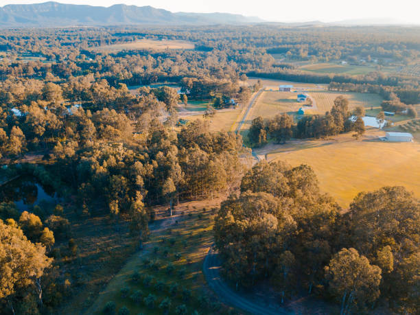 Aerial view of Hunter Valley