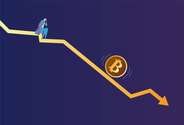 istock Bitcoin stocks fall, business men go bankrupt 1319369121
