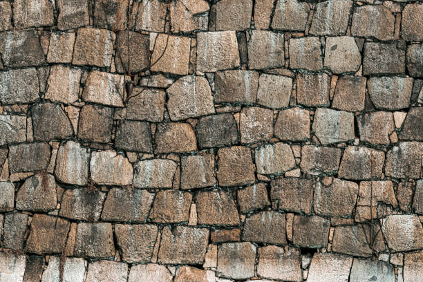 istock Stone Brick Wall Foundation of Japanese Castle 1319383609