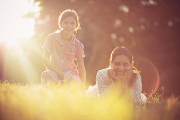 istock Mother and daughter spending time outside. 1319385627