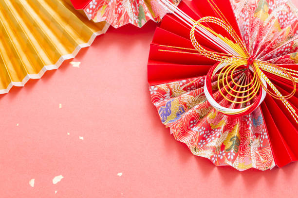 istock Japanese-style background for New Year and weddings 1319387719