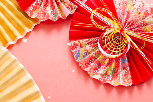 istock Japanese-style background for New Year and weddings 1319387722