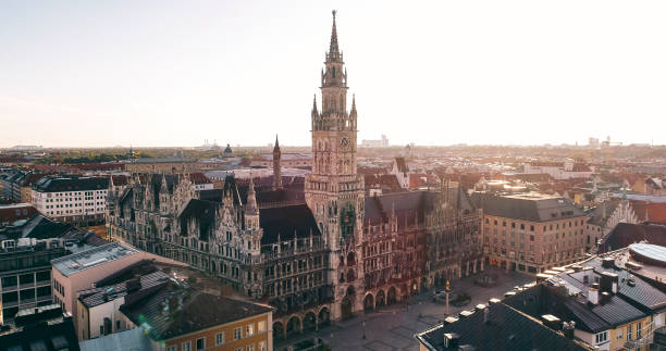 istock Munich Aerial New Town Hall Germany 1319388069