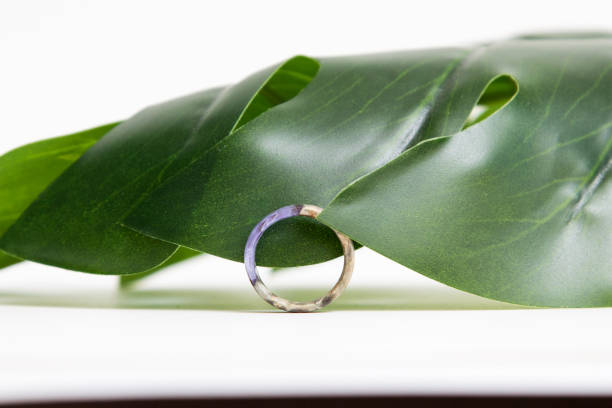 istock Real flowers in epoxy resin, jewelry 1319389369