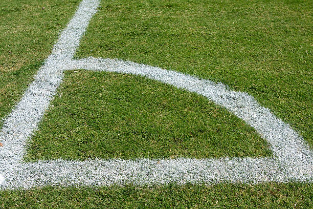 istock Corner Marker of a Soccer Field 131939020