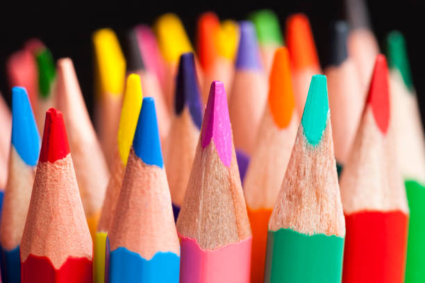 istock ordinary colored wooden pencil with soft lead, close uo 1319391243