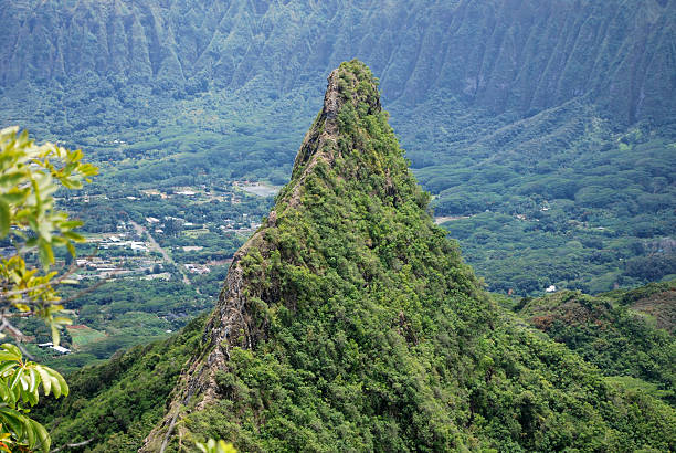 istock Mountain peak in Oahu, Hawaii 131939684