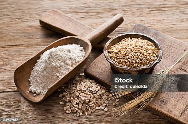 Whole Grain Stock Photo - Download Image Now - Ingredient, Oat - Crop, Agriculture