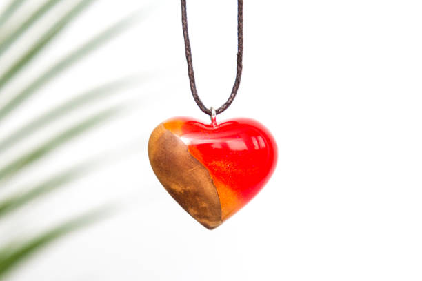 istock Real flowers in epoxy resin, jewelry 1319398358