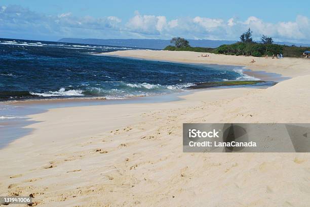 Kaena Point Beach Park In Oahu Stock Photo - Download Image Now - Bay of Water, Beach, Blue