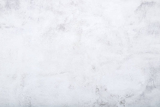 古い古い荒い白い塗装コンクリートの背景に汚れの質感.ヴィンテージ白いコンクリートの背景のトップビュー。 - グランジ ストックフォトと画像