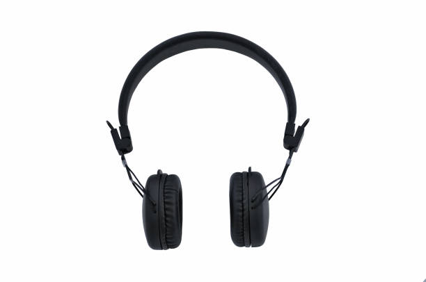 istock Wireless on-ear headphones isolated on white background. 1319427669