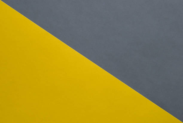 istock Yellow and gray diagonally divided background, web template 1319427824