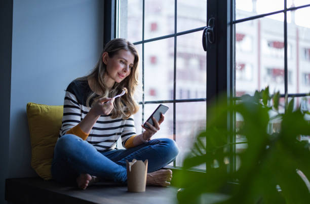 istock Women at home relaxing 1319432069