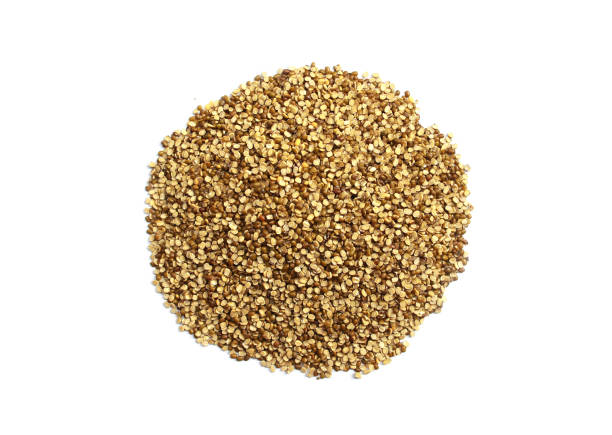 istock Heap of Split Moong Bean on white background 1319435566