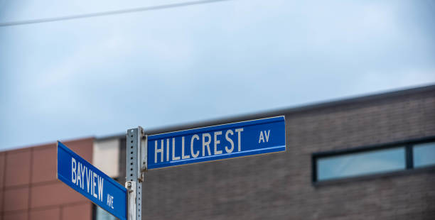 istock Hillcrest Avenue and Bayview Avenue. 1319447153
