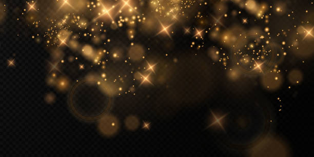 istock Glittering particles of fairy dust. Magic concept 1319449905