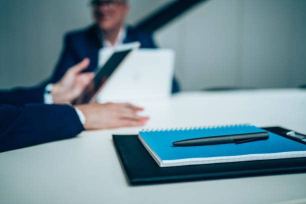 istock Businesspeople having a meeting in the office. 1319457023