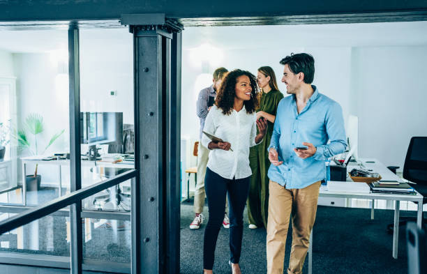 istock Young business people in office. 1319457371