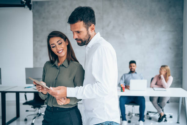 istock Business people in meeting. 1319457453