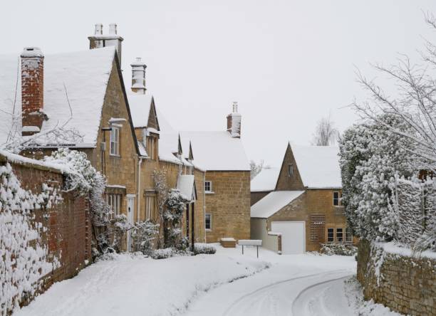 istock Wintertime at Mickleton, Cotswolds, Gloucestershire, England 1319462292