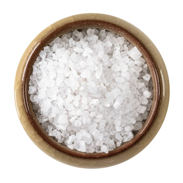 istock coarse sea salt in ceramic bowl cutout 1319464073