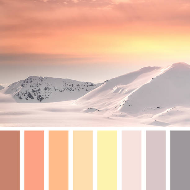 istock Svalbard at dusk colour palette 1319465533
