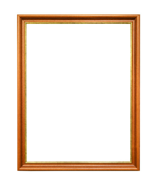 istock vertical narrow simple wood picture frame 1319465645