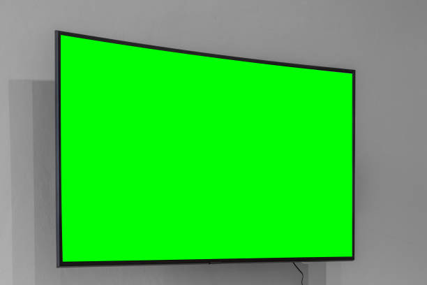 istock green screen on smart TV 1319475546