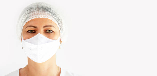 istock Health professional with protective mask 1319490202