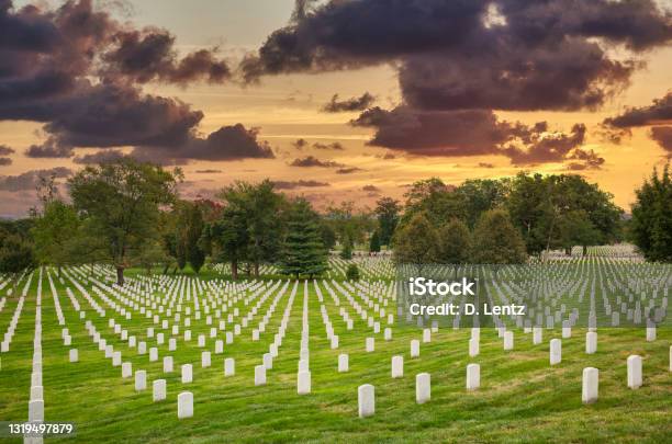 Arlington National Cemetery Stock Photo - Download Image Now - Air Force, Armed Forces, Army
