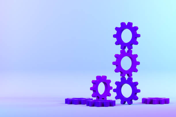 istock Balance, Teamwork Background with Gears 1319500696