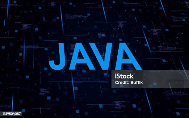 Java Programming Language On Technological Background With Code ...
