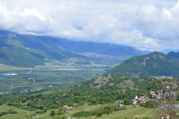 istock Beautiful landscape in Southtyrol with clouds 1319512921