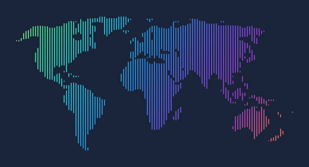 kuvapankkikuvitukset aiheesta maailmankartan liukuväririvien taustasuunnittelu - global