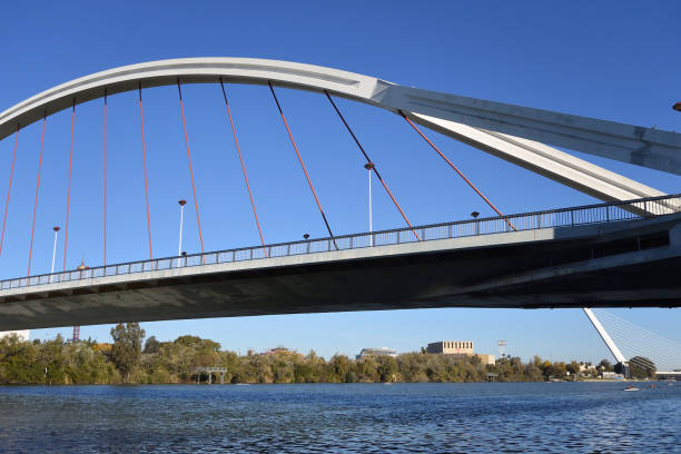 istock Barqueta Bridge, Sevilla, Spain, Europe 1319530484