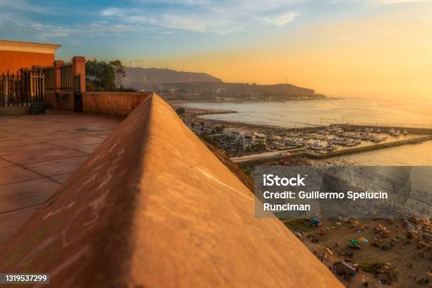 Looking At The Beaches Of Barranco At Sunset Lima Peru Stock Photo - Download Image Now