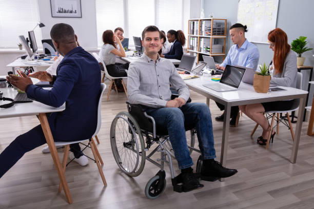 istock Disabled Man On Wheelchair 1319546910