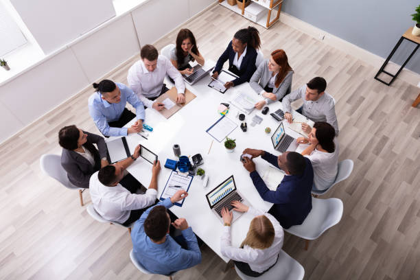 istock Multi Ethnic Business People Having Business Meeting 1319546970