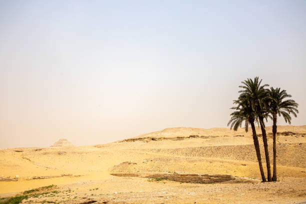istock View to desert and pyramid of Djoser 1319553354