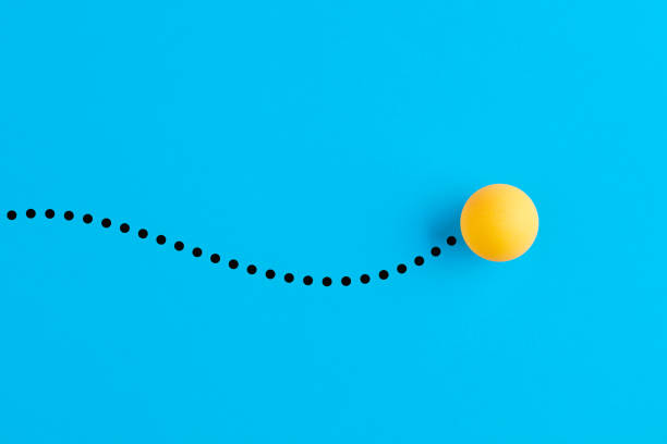 istock Table tennis ball in motion. 1319554106