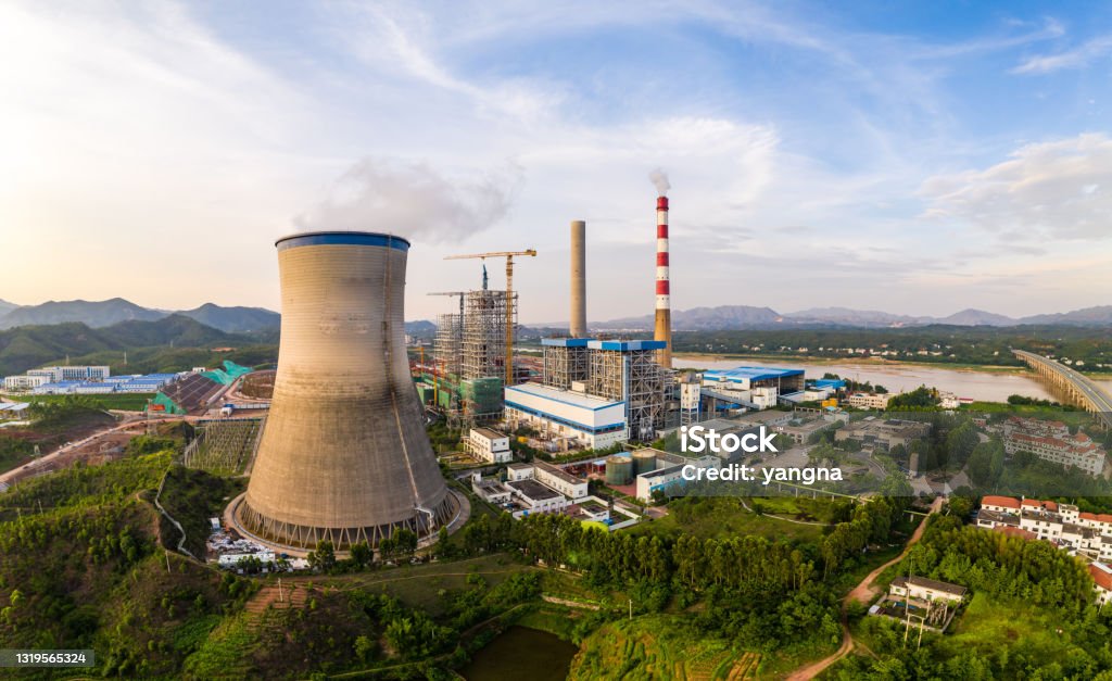 Thermal Power Station Stock Photo - Download Image Now - Nuclear Power  Station, Hot Spring, Fuel and Power Generation - iStock