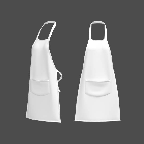 istock Blank  apron mock-ups, design presentation for prin 1319570258