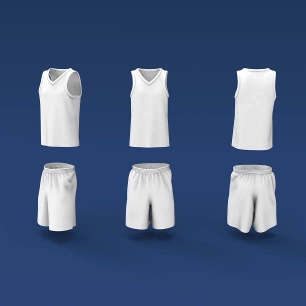 istock Basketball uniform design template, Sport jersey mockup 1319570865