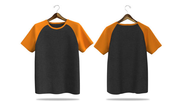 istock Blank raglan t-shirt mockup 1319572134