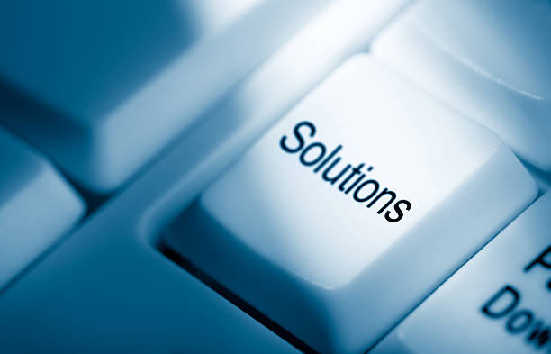 Solutions stock photo