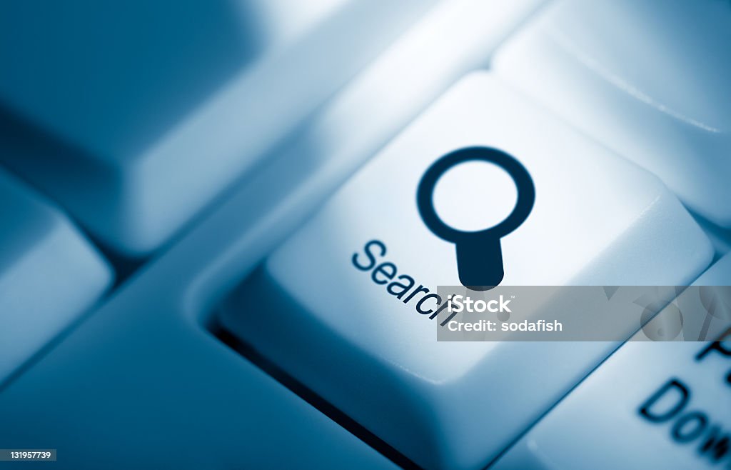 Search now Computer keyboard concept Image. Downloadable in extra High Resolution  Blue Stock Photo