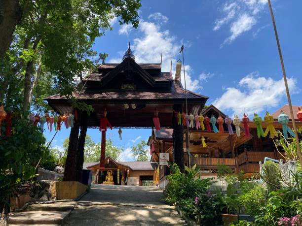 istock Temple Entry Wooden Thailand 1319579639