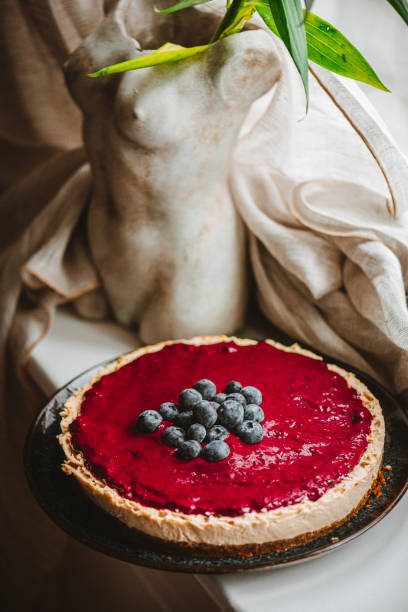 istock Homemade, Raw Vegan Blueberry Cheesecake 1319583053