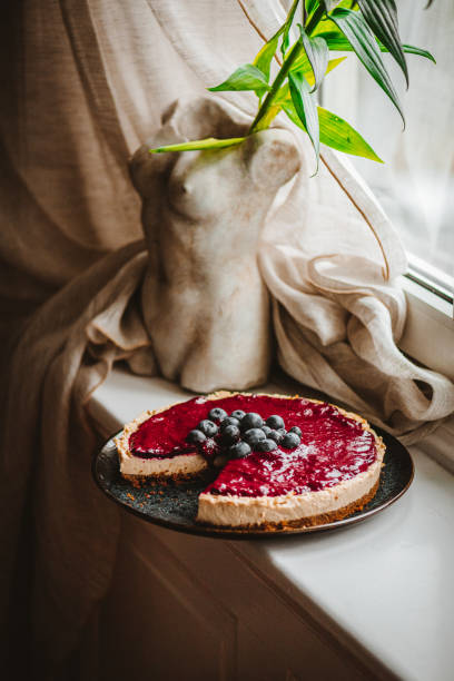 istock Homemade, Raw Vegan Blueberry Cheesecake 1319583882